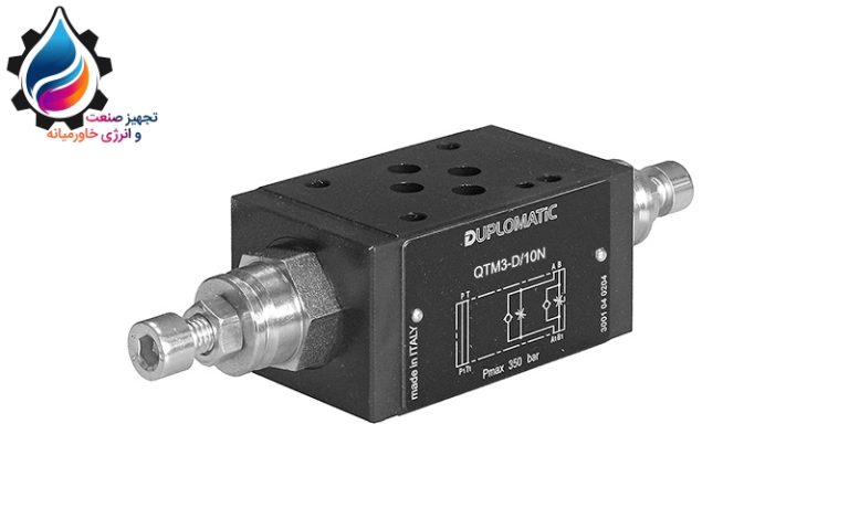 شیر برقی کنترل جریان Duplomatic مدل QTM3
